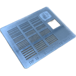 Dispositivo Padrão de Resolução Barra Modelo 18